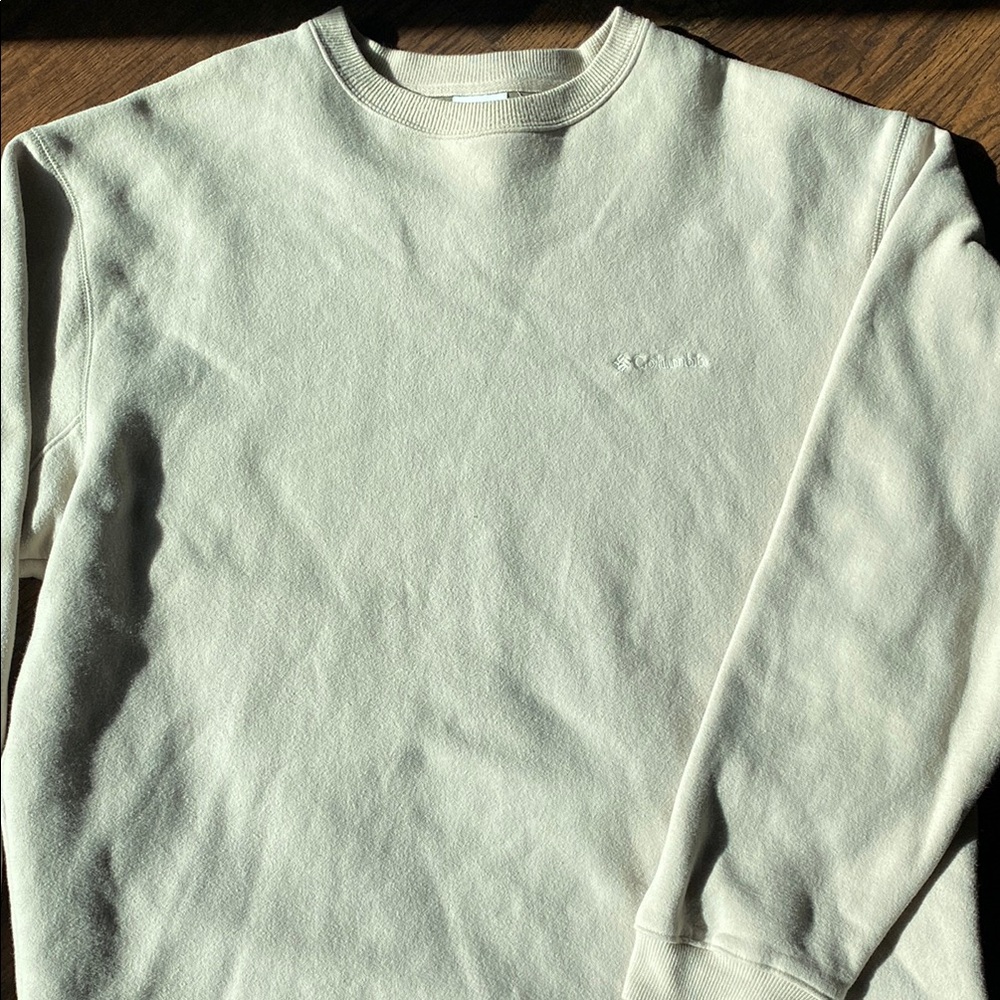Columbia Cream Crewneck Sweatshirt
